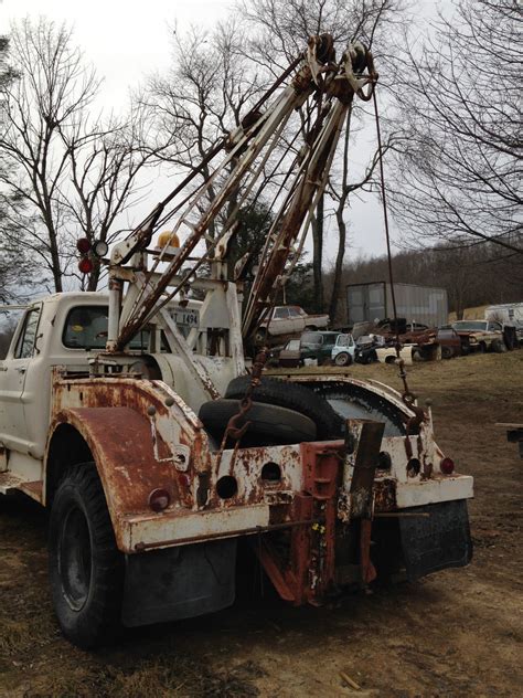 1972 Ford F700 Tow Truck Vintage Holmes 525 Wrecker Use A F350 Frame No