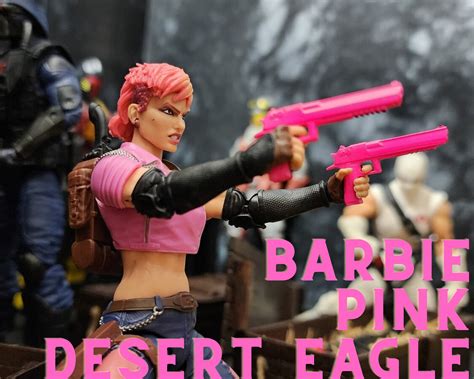 Barbie Pink Desert Eagle Gi Joe Classified Cobra Sunbow Etsy