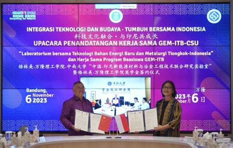 PTN ITB GEM Dan Central South University Kerja Sama Hadirkan