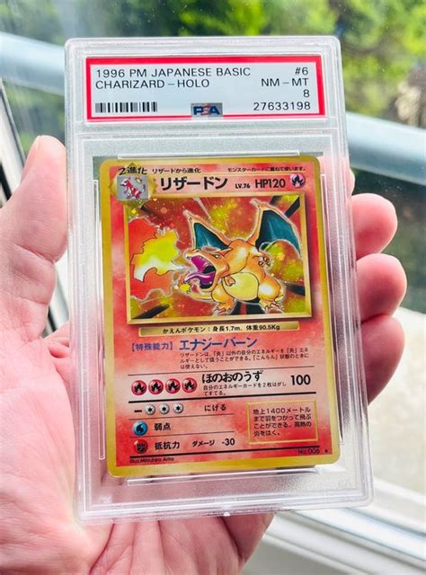 PSA 8 1996 Charizard Holo Dracaufeu Glurak Old Pokemon Kaufen Auf