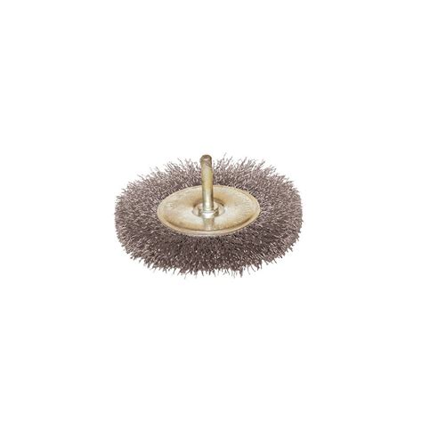 Brosse Circulaire Fil Acier Ondul Pour M Tal Classic Queue