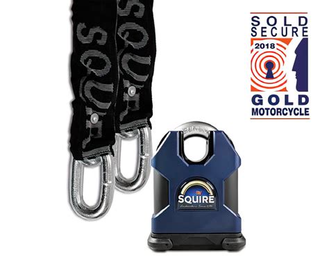 Squire Juggernaut Motorcycle Padlock Chain Sold Secure