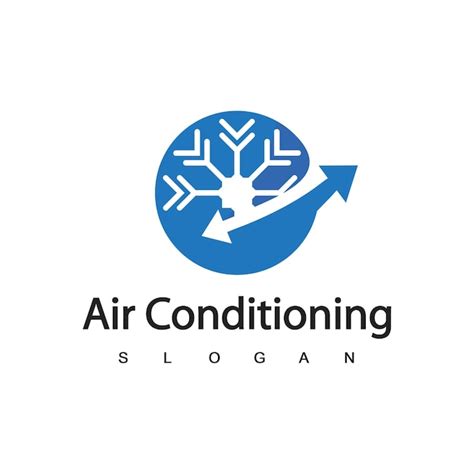 Logo De Climatisation Concept De Logo Hvac Vecteur Premium