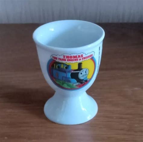 VINTAGE 1996 THOMAS THE TANK ENGINE EGG CUP Britt Allcroft 2 5 6 00