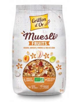 Muesli Fruits Grillon D Or