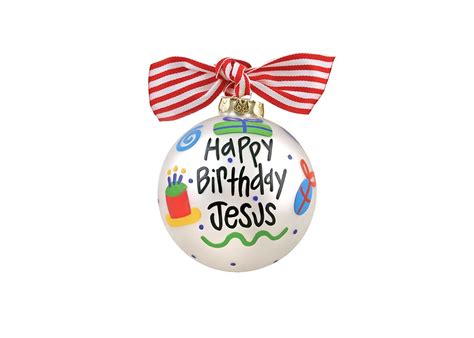 Happy Birthday Jesus Ornament Christian Christmas Crafts Christmas