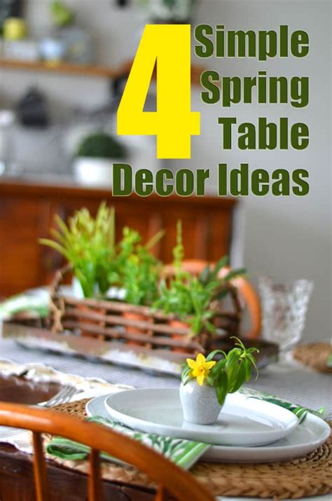 Quick Simple Spring Table Decor Ideas Harbour Breeze Home