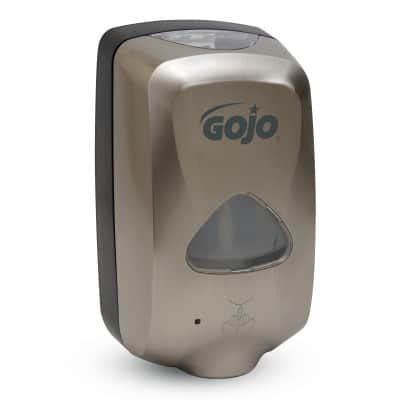 Gojo Tfx Touch Free Soap Dispenser Metallic