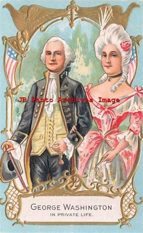 George Washington Nash No In Private Life With Wife Martha United