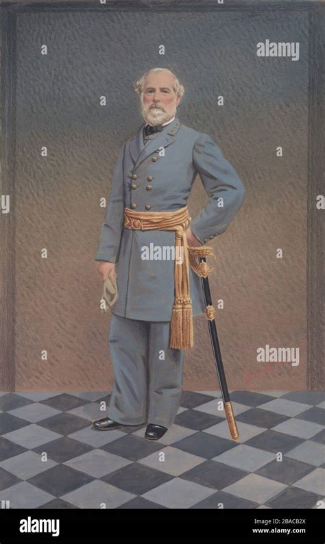 General Robert E Lee In His Dress Uniform Similar To What He Wore To