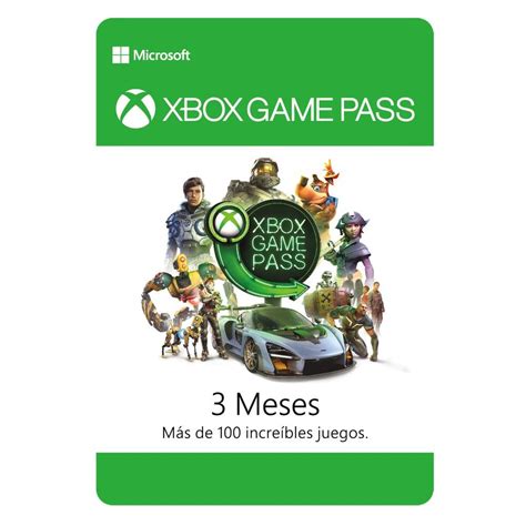 Tarjeta Membresia Microsoft Game Pass 3 Meses Jpu 00090 D Nq Np 704560