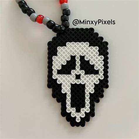 Ghostface Perler Beads Etsy