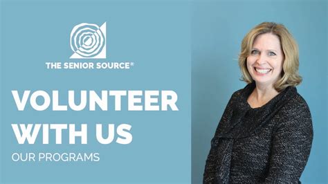 Volunteer Opportunities At The Senior Source Youtube