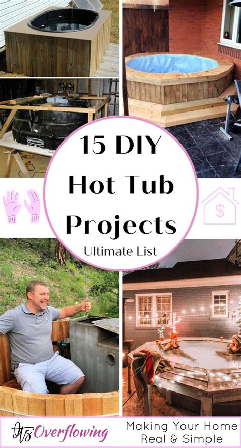 Homemade DIY Hot Tub Plans Build A Hot Tub