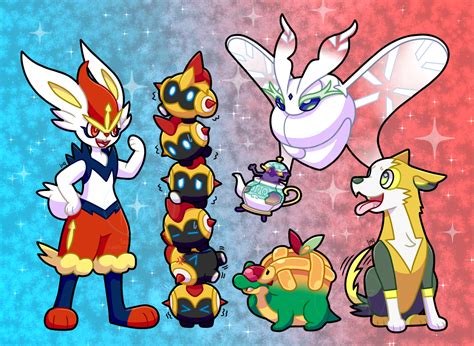 Pokemon 25 My Gen 8 Team By 1meengreenie On Deviantart