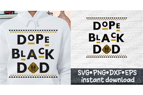 Dope Black Dad Alpha Svg Graphic By Sc Gem Creations · Creative Fabrica