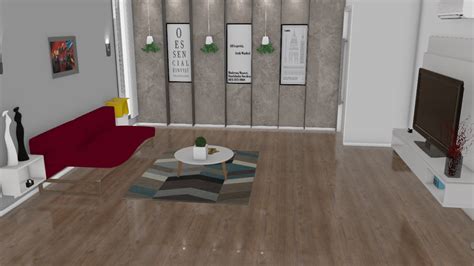 Sala De Espera De Denise Planta 3d Mooble