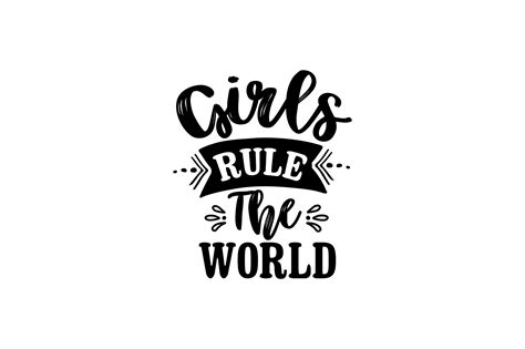 Girls Rule The World Graphic By Bokkor777 · Creative Fabrica