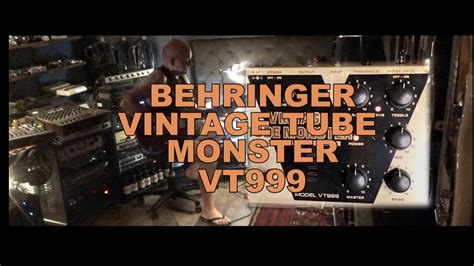 Behringer Vintage Tube Monster Vt Sound Check Power Chords