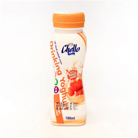 Chello Mango Drinking Yoghurt 180ml Glomarklk