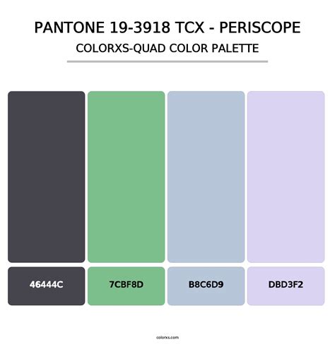 Pantone 19 3918 Tcx Periscope Color Palettes