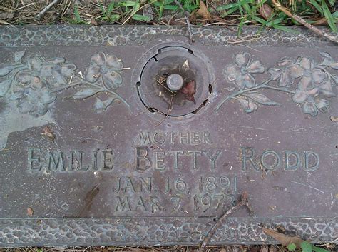 Emily Betty Stalmach Rodd 1891 1973 Homenaje De Find A Grave