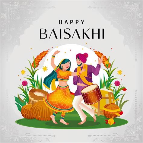 Premium Photo Baisakhi Happy Baisakhi Vaisakhi Festival Background