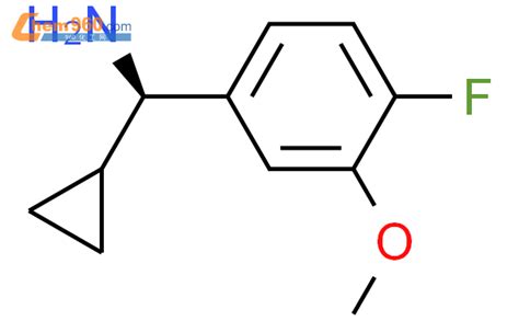 1213044 86 0 1R CYCLOPROPYL 4 FLUORO 3 METHOXYPHENYL METHYLAMINECAS号