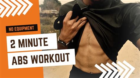 🥵🔥ultimate 2 Minute Ab Challenge 2 Minute Abs Workout Youtube