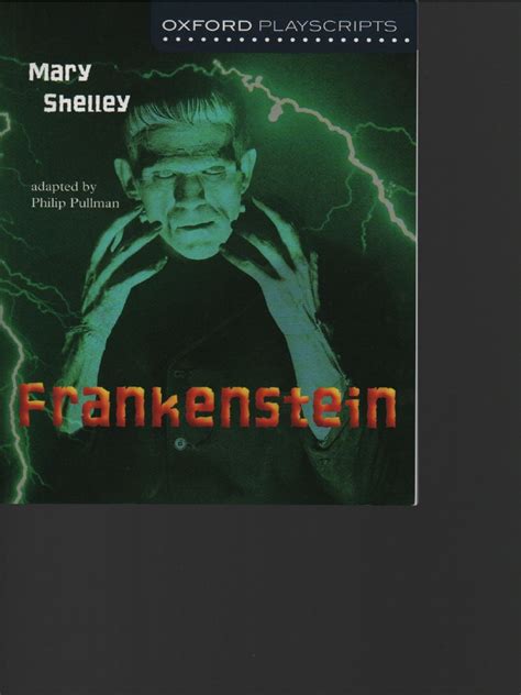 Oxford Playscripts Frankenstein Uk Ed 0198314981 9780198314981 | PDF