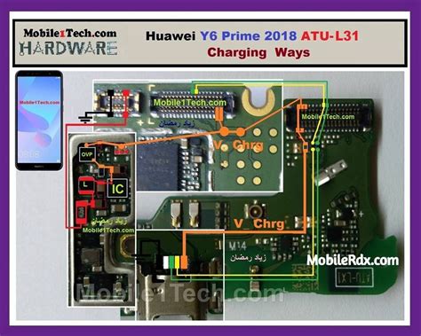 Huawei Y6 Prime 2018 Charging Ways And USB Jumper Huawei Y6 Prime ATU