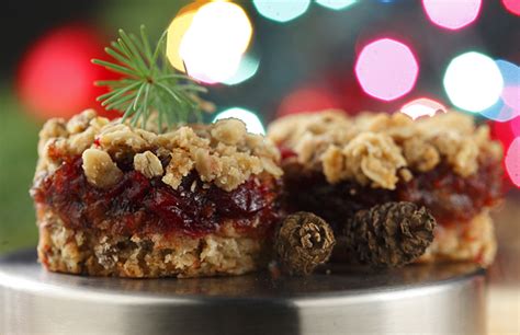 Cranberry Date Crumble Squares Lentils Org