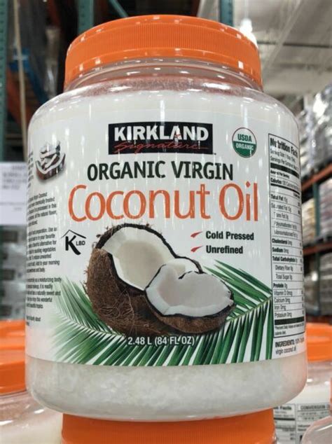 Kirkland Signature Organic Virgin Coconut Oil 84 Fl Oz For Sale Online