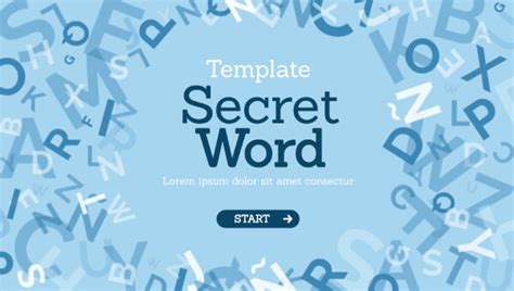 Mot Secret | Modèles Genially