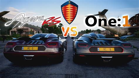 Koenigsegg Agera RS vs Koenigsegg One:1 [DRAG RACE][FH5] in 2022 | Koenigsegg, Drag race, Racing