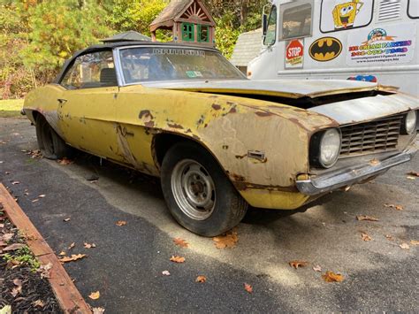 1969 Chevrolet Camaro Project Cars For Sale