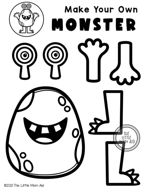 Build A Monster Printable