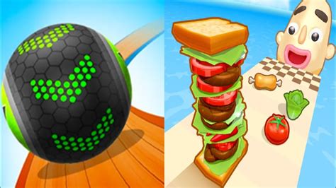 Going Balls Sandwich Runner All Levels Gameplay Android Ios Youtube