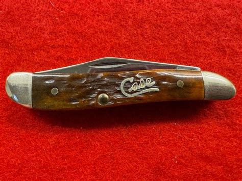 MINT BOXED CASE XX 6220SS AUTUMN JIGGED BONE PEANUT SCRIPT SHIELD 472