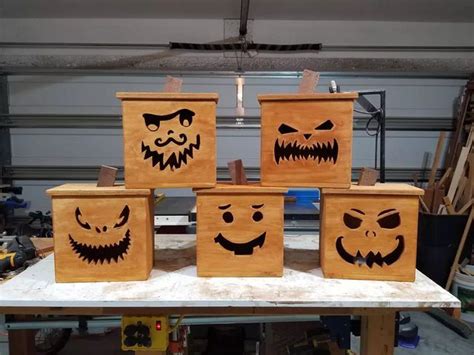 DIY Wooden Pumpkin Lanterns for Halloween Fun!