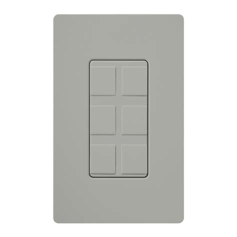 Lutron Ca Pf Gr Field Customizable Multi Port Frame Gray Prolighting