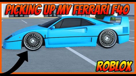 Picking Up My Ferrari F Southwest Florida Roblox Youtube