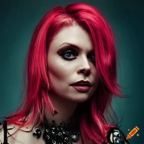 Myanna Buring In A Punk Rock Outfit