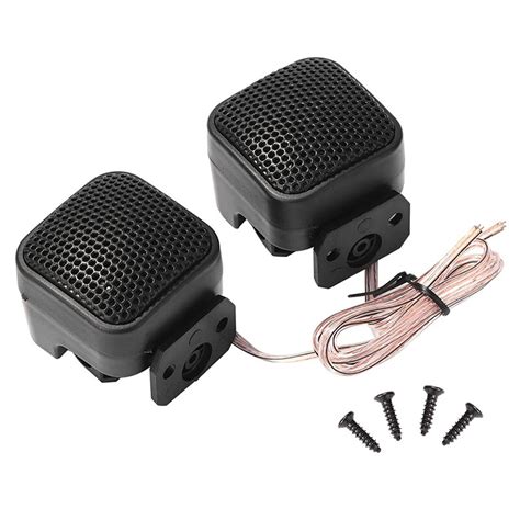 2Pcs Universal 500w 12V Car Tweeters Mini Square Car Stereo Speaker