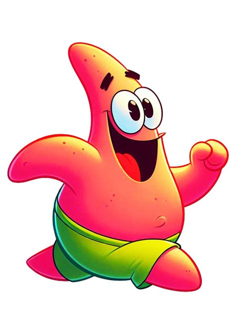 Patrick Estrela Bob Esponja Cal A Quadrada Desenho Infantil Png