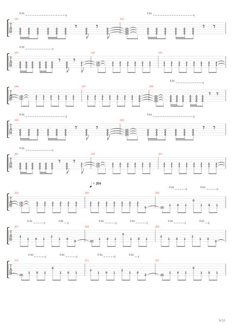 End Of Days吉他谱gtp谱总谱bullet For My Valentine致命情人