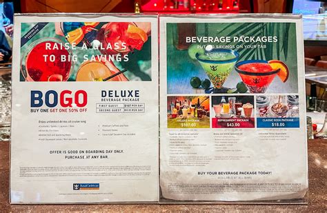 Updated Royal Caribbean Drinks Packages And Menus 2025 Cruising With Kids