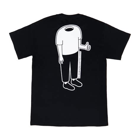 Elsewhere Headless Graphic Short T In Black Elsewhere Coffee