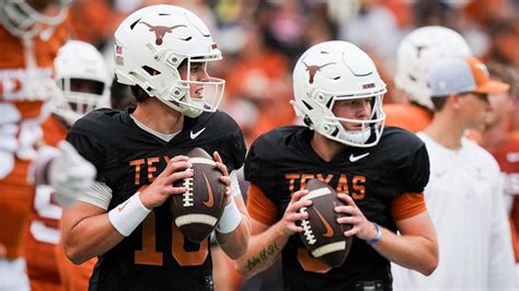 Texas Football S Arch Manning Set To Take Over After Quinn Ewers Jumps