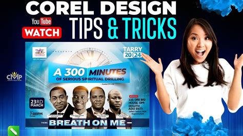 Coreldraw Tips And Tricks Flyer Design Youtube